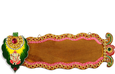 30% OFF on Aapno Rajasthan Shree Ganesh Name Board With Clay Art Work Showpiece - 15.24 cm 30% OFF on Aapno Rajasthan Shree Ganesh Name Board With Clay Art Work Showpiece - 15.24 cm