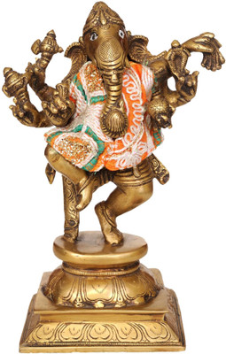 20% OFF on Exotic India Six-Armed Dancing Ganesha with Dress Showpiece - 24.13 cm 20% OFF on Exotic India Six-Armed Dancing Ganesha with Dress Showpiece - 24.13 cm