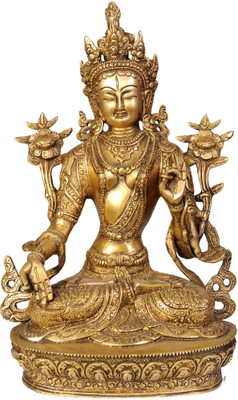 20% OFF on Exotic India White Tara - The Goddess Who Gives A Long Life Showpiece - 31.242 cm