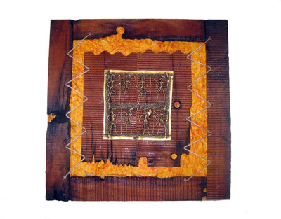 22% OFF on Krafthub Bastar Art Plate On Sleeper Wood With Ropes Showpiece - 58 cm 22% OFF on Krafthub Bastar Art Plate On Sleeper Wood With Ropes Showpiece - 58 cm