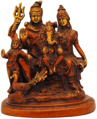 StatueStudio Shiv Parivar Showpiece - 12.7 cm StatueStudio Shiv Parivar Showpiece - 12.7 cm