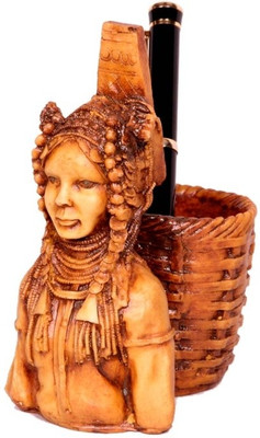 16% OFF on Earth Tabletop of Tea Basket Lady Pen Stand Showpiece - 7.95 cm 16% OFF on Earth Tabletop of Tea Basket Lady Pen Stand Showpiece - 7.95 cm