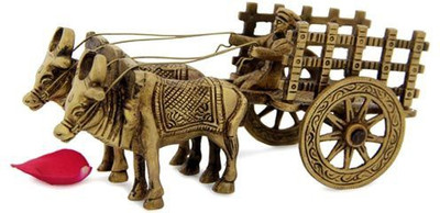 2% OFF on Gifts By Meeta Bullock Cart Showpiece - 6.858 cm