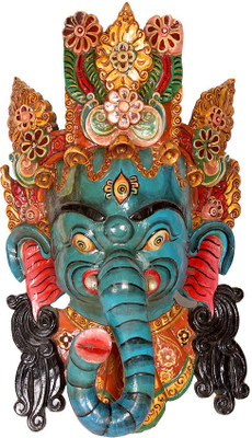 20% OFF on Exotic India Ganesha Mask Showpiece - 67.31 cm