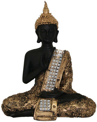 40% OFF on Divya Mantra Feng Shui Buddha Statue Beautiful Black & Golden Finish Showpiece - 19 cm 40% OFF on Divya Mantra Feng Shui Buddha Statue Beautiful Black & Golden Finish Showpiece - 19 cm