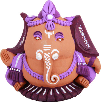 32% OFF on Adaa Terracotta - Bulge Green Ganesha Statue - Purple Showpiece - 6 cm 32% OFF on Adaa Terracotta - Bulge Green Ganesha Statue - Purple Showpiece - 6 cm