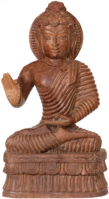 20% OFF on Exotic India Lord Buddha Preaching His Dharma Showpiece - 46.99 cm