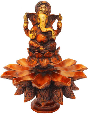 StatueStudio Ganesha Diya Showpiece - 27.94 cm StatueStudio Ganesha Diya Showpiece - 27.94 cm
