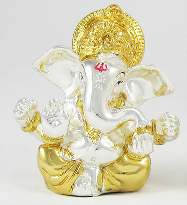 17% OFF on IndiaBuye Ganesh Idol with Mukat Showpiece - 7.5 cm 17% OFF on IndiaBuye Ganesh Idol with Mukat Showpiece - 7.5 cm