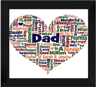 44% OFF on Ellicon B389 Words For Dad Showpiece - 19.5 cm