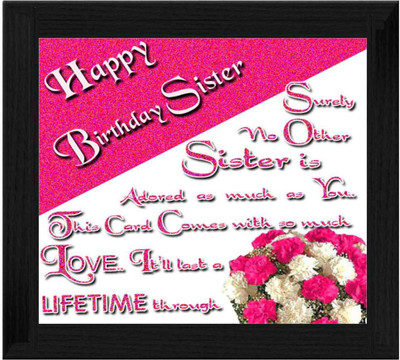 44% OFF on Ellicon B539 Happy Birthday Sister Showpiece - 19.5 cm 44% OFF on Ellicon B539 Happy Birthday Sister Showpiece - 19.5 cm