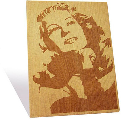 Engrave Rita Hayworth Plaque Medium Showpiece - 30 cm Engrave Rita Hayworth Plaque Medium Showpiece - 30 cm