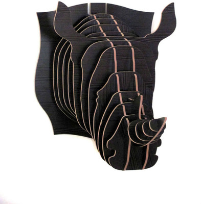 50% OFF on Panache Animal Head AH003-Black2 Showpiece - 80 cm