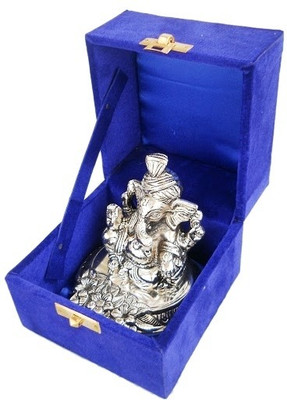 18% OFF on Metallic Kreationz Lord Ganesha Showpiece - 10 cm