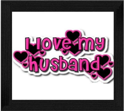 44% OFF on Ellicon B553 I Love My Husband Showpiece - 19.5 cm