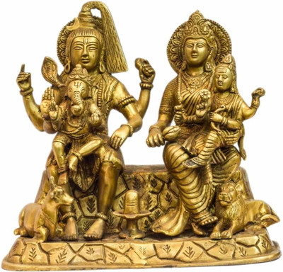 StatueStudio Shiv Pariwar Showpiece - 17.78 cm StatueStudio Shiv Pariwar Showpiece - 17.78 cm