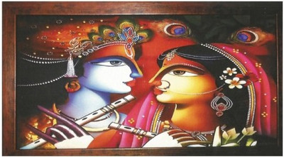 20% OFF on Wall Art Radha & Krishna with Flute Photo Frame Showpiece - 38 cm 20% OFF on Wall Art Radha & Krishna with Flute Photo Frame Showpiece - 38 cm