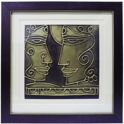 27% OFF on Craft's man Modern Art Beautiful Wall Hanging Scenery Showpiece - 34 cm