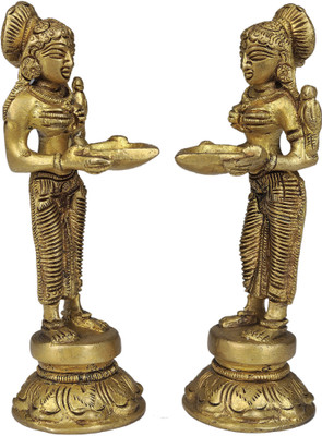 20% OFF on Exotic India Deeplakshmi Pair Showpiece - 13 cm 20% OFF on Exotic India Deeplakshmi Pair Showpiece - 13 cm