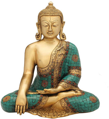 StatueStudio Sitting Buddha Stone Showpiece - 38.1 cm StatueStudio Sitting Buddha Stone Showpiece - 38.1 cm