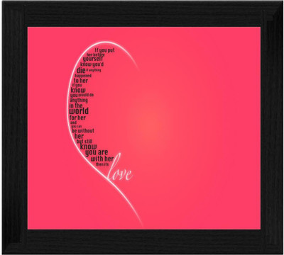 44% OFF on Ellicon B192 Love Quote Showpiece - 19.5 cm