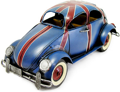 E-Studio Vintage Beatles Blue Showpiece - 12.5 cm E-Studio Vintage Beatles Blue Showpiece - 12.5 cm