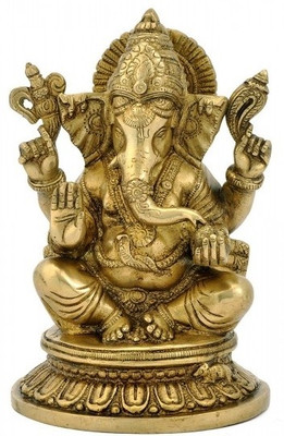 Redbag God Vinayaka - Sculpture 4652 Showpiece - 20.955000000000002 cm Redbag God Vinayaka - Sculpture 4652 Showpiece - 20.955000000000002 cm