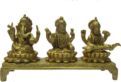 10% OFF on S C Handicrafts Laxmi Ganesha Saraswati Showpiece - 7 cm 10% OFF on S C Handicrafts Laxmi Ganesha Saraswati Showpiece - 7 cm