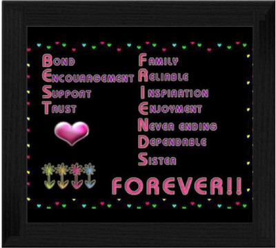 44% OFF on Ellicon B211 Best Friend Forever Showpiece - 19.5 cm