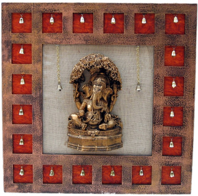 15% OFF on Krafthub Chatra Ganesha On Bardan Surrounded By Bells Showpiece - 61 cm 15% OFF on Krafthub Chatra Ganesha On Bardan Surrounded By Bells Showpiece - 61 cm