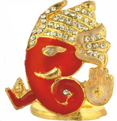 9% OFF on Ghasitaram Gifts Ganesha Idols -LM 2001 1 Car Stand Showpiece - 4 cm