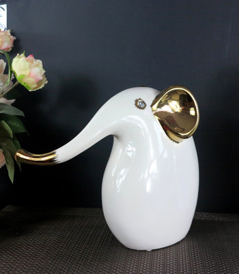 Importwala Ceramic Ganesha Small Big Showpiece - 22.5 cm Importwala Ceramic Ganesha Small Big Showpiece - 22.5 cm