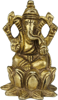 20% OFF on Exotic India Kamalasana Ganesha (Small Statue) Showpiece - 6.604 cm 20% OFF on Exotic India Kamalasana Ganesha (Small Statue) Showpiece - 6.604 cm