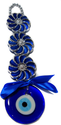 50% OFF on Justdecorz Blue Evils Eye Showpiece - 33 cm 50% OFF on Justdecorz Blue Evils Eye Showpiece - 33 cm