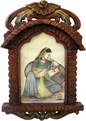 56% OFF on Little India Rajasthani Lady Portrait Wooden Jharokha Gift -135 Showpiece - 8 cm 56% OFF on Little India Rajasthani Lady Portrait Wooden Jharokha Gift -135 Showpiece - 8 cm