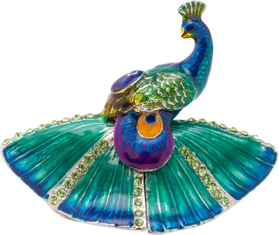 33% OFF on Prachin Enemal Peacock Box Kc-5106 Showpiece - 6 cm 33% OFF on Prachin Enemal Peacock Box Kc-5106 Showpiece - 6 cm