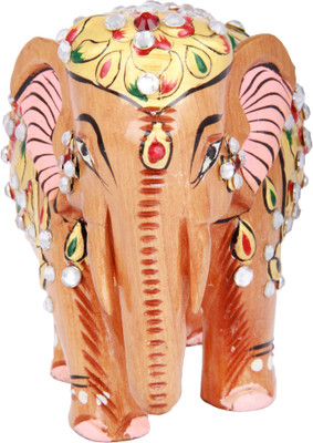 37% OFF on Adaa Whitewood - Gem Stone Elephant (Height 3 Inches) Showpiece - 7.62 cm 37% OFF on Adaa Whitewood - Gem Stone Elephant (Height 3 Inches) Showpiece - 7.62 cm