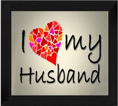 44% OFF on Ellicon B575 I Love My Husband Showpiece - 19.5 cm