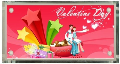 36% OFF on Valentine Gifts Table Frame Love MBL1210 Showpiece - 16 cm