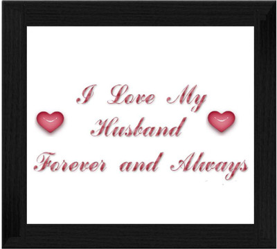 44% OFF on Ellicon B561 I Love My Husband Forever And Always Showpiece - 19.5 cm