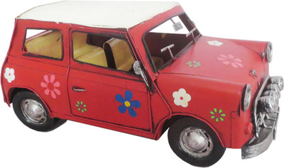 7% OFF on E-Studio Antique Tin Model Car Showpiece - 13 cm