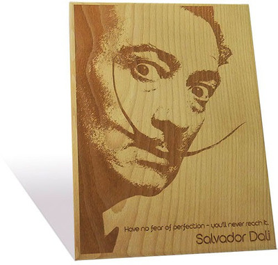 Engrave Salvador Dali Plaque Small Showpiece - 25 cm Engrave Salvador Dali Plaque Small Showpiece - 25 cm