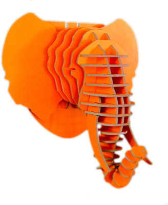 50% OFF on Panache Animal Head AH001-Orange Showpiece - 80 cm