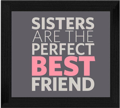 44% OFF on Ellicon B514 Sisters Are The Perfect Best Friend Showpiece - 19.5 cm