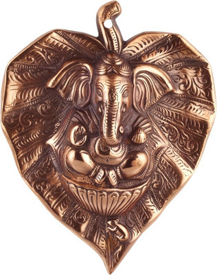 68% OFF on Sri Alankar Black Metal Ganesha Ji Idol on Leaf Showpiece - 28 cm 68% OFF on Sri Alankar Black Metal Ganesha Ji Idol on Leaf Showpiece - 28 cm
