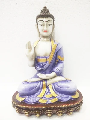 55% OFF on Earth SITTING BUDDHA WHITE AND PURPLE Showpiece - 26.67 cm 55% OFF on Earth SITTING BUDDHA WHITE AND PURPLE Showpiece - 26.67 cm