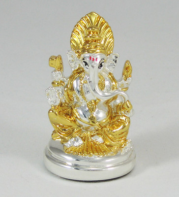 2% OFF on IndiaBuye Lord Ganesh Statue Showpiece - 5 cm