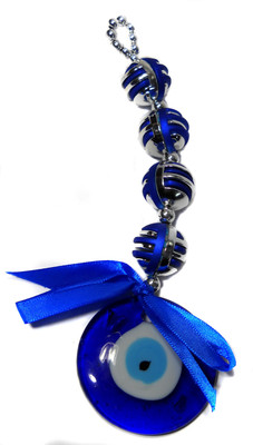 Justdecorz Blue Evils Eye Showpiece - 23 cm Justdecorz Blue Evils Eye Showpiece - 23 cm