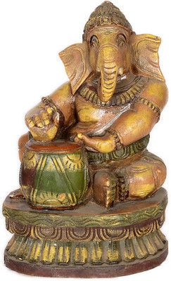 20% OFF on Exotic India Ganesha, The Pupil Drummer Showpiece - 30.48 cm 20% OFF on Exotic India Ganesha, The Pupil Drummer Showpiece - 30.48 cm