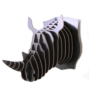 37% OFF on Panache Animal Head AH003-Black Showpiece - 80 cm